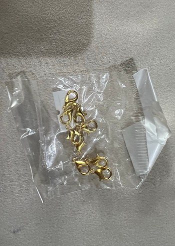 Altın Renkli Kolye Klips - Görsel 2