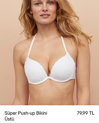 36 Beden H&M bikini üstü