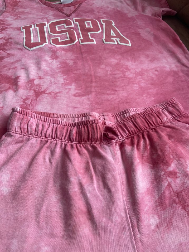 Pembe Tie-Dye Kız Takım USPA - Görsel 2