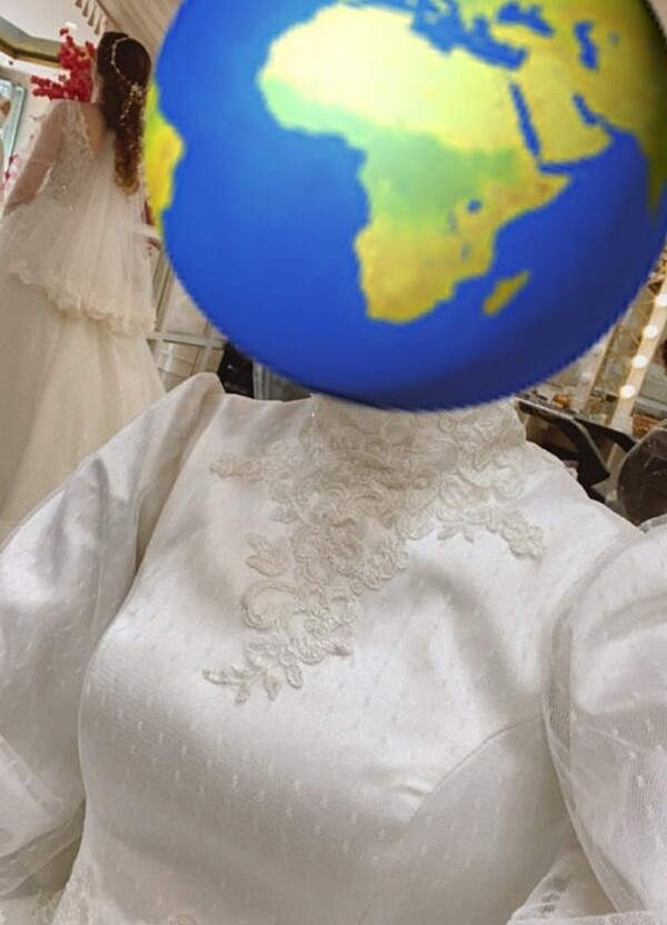 36 beden vintage gelinlik - Görsel 4