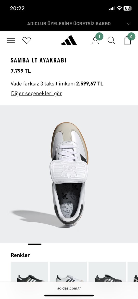 adidas Samba LT Kadın Beyaz Spor Ayakkabı
Renk: Beyaz
Beden: 37 - Görsel 3