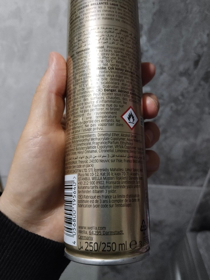 Wella Wellaflex Brillant Colors Saç Spreyi 3 Güçlü Tutuş - Görsel 3