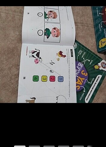 Beden 3 yaş etkinlik setleri 3 kitap kutulu geneli kurşun kalem kuru b
