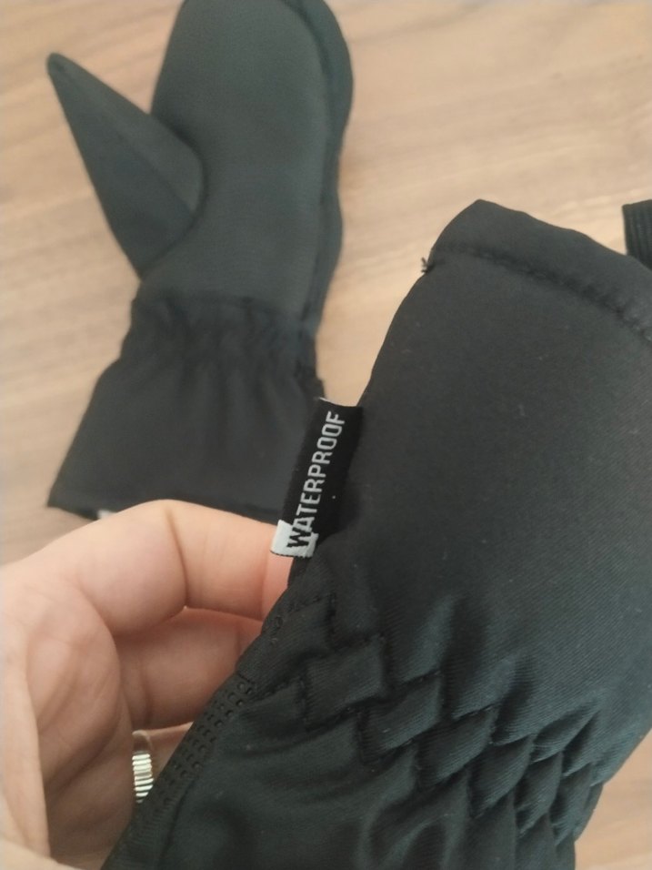 Decathlon Wedze Siyah Erkek Çocuk Kayak eldiveni - Görsel 3