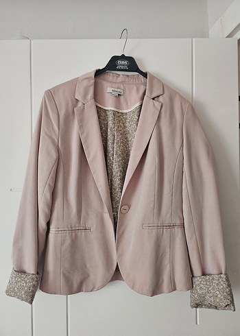 Kadın belden oturtmalı blazer ceket - Görsel 2