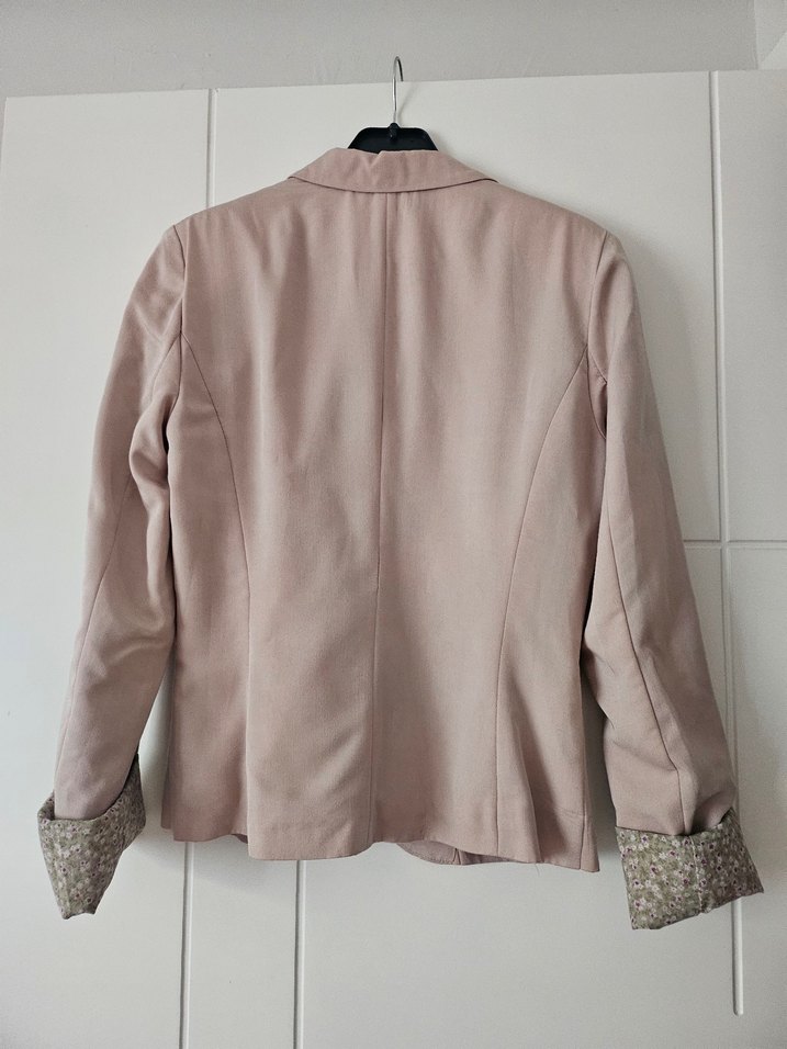 Kadın belden oturtmalı blazer ceket - Görsel 5