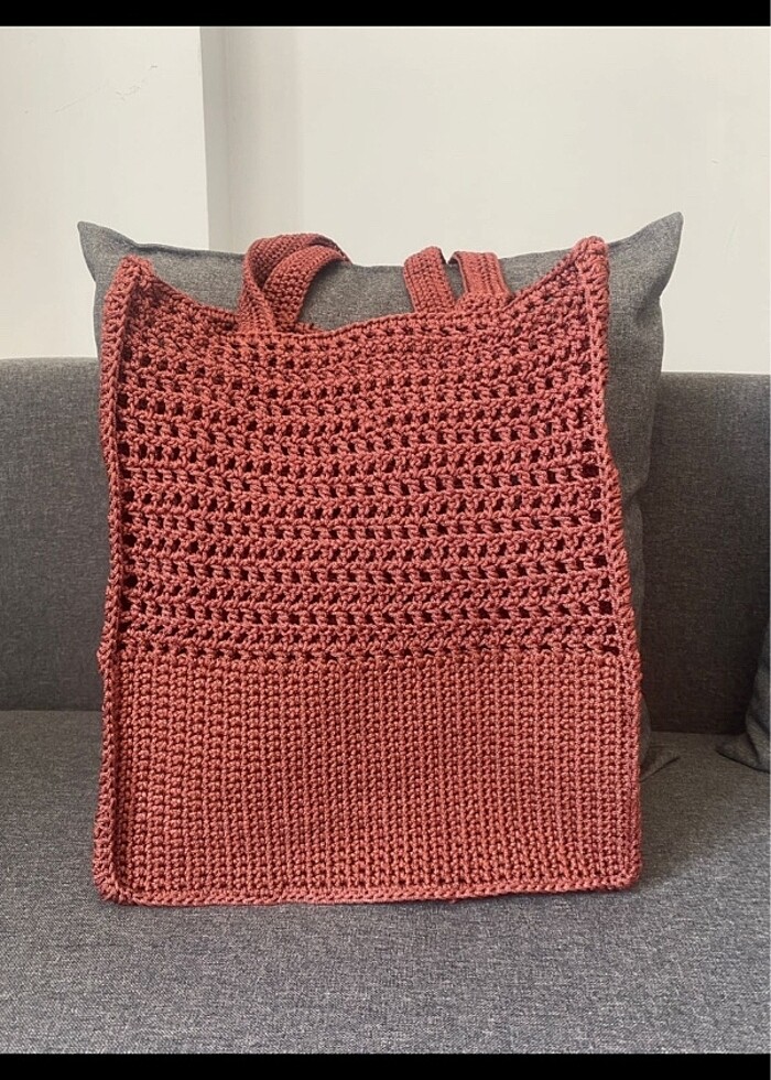 Örgü çanta - Görsel 4