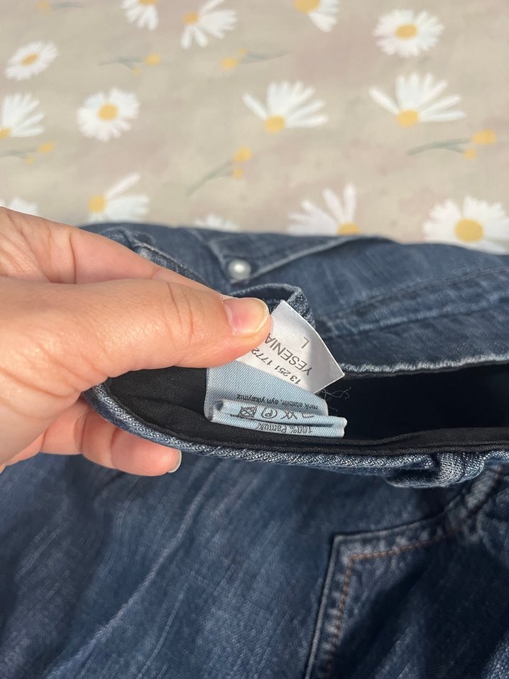 Gri Mavi Kadın Denim Etek - Görsel 4