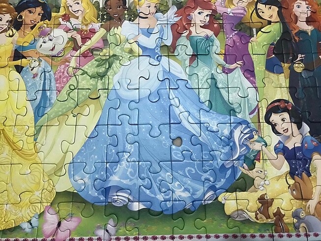  Beden Renk Puzzle disney princes
