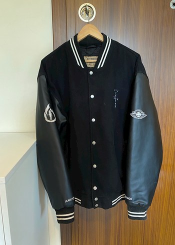 l/xl Beden Astroworld Travis Scott Bomber Kolej Ceket