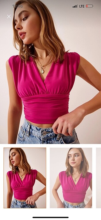 Pembe bluz
