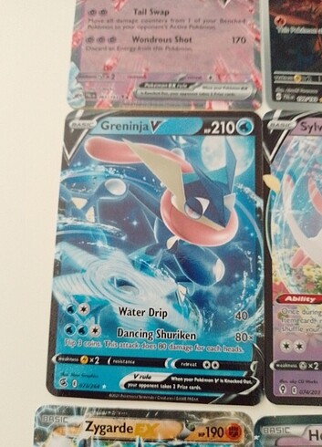 Diğer 9 adet Pokemon kartı