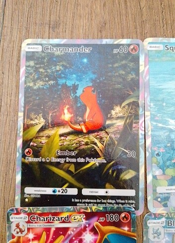 Beden 6 adet Pokemon kartı