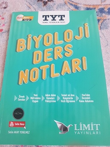 TYT Limit yayınları biyoloji ders notları