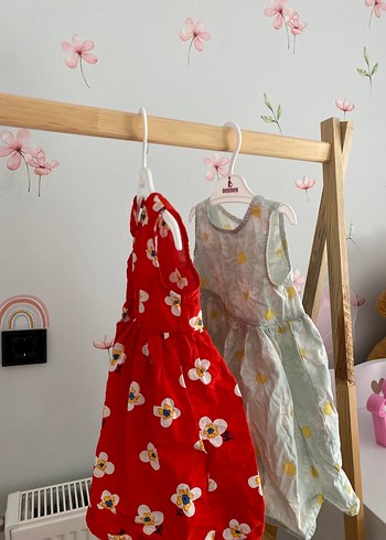 LC Waikiki Kolsuz Çiçekli Kız Çocuk Elbise