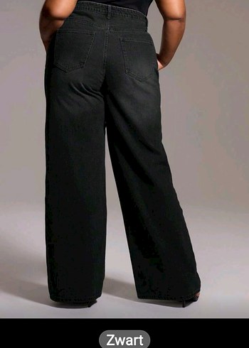 Siyah Kemerli Regular Fit Kadın Kot Pantolon - Görsel 5