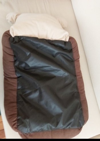 Kahverengi Ayı Figürlü Kedi Uyku Minderi - Görsel 2