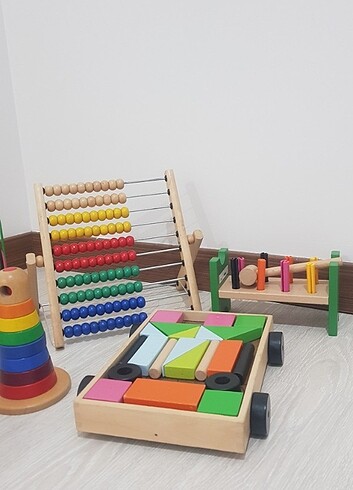 Ikea IKEA AHSAP 7LI OYUNCAK SETI YARIN UYGUN FiYATA R