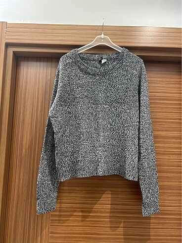 H&M gri kırçıllı kazak
