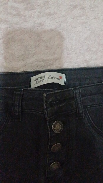 28 Beden siyah Renk Koton jean
