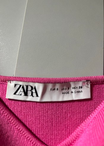 m Beden pembe Renk İki parça triko Zara takım