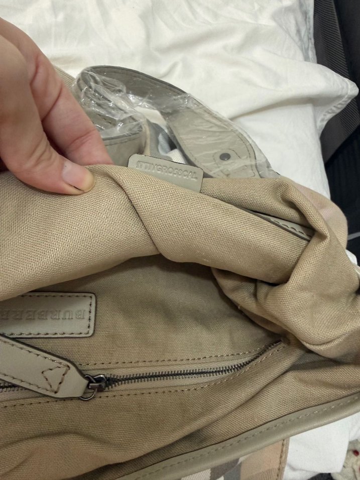 Bej Kadın Omuz Çantası Tokalı BURBERRY - Görsel 4