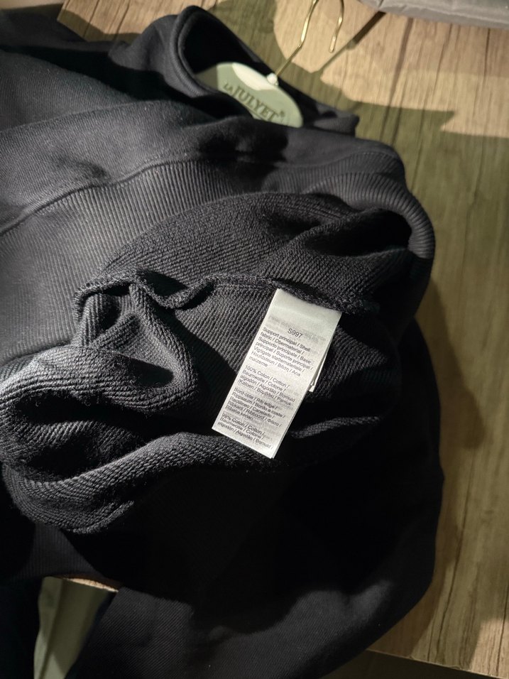 Lacoste Siyah Fermuarlı unisex  Sweatshirt - Görsel 5