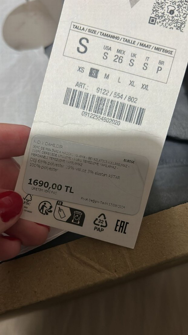 Zara balon elbise - Görsel 5