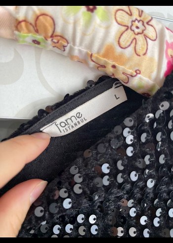 siyah pul payet abiye - Görsel 6