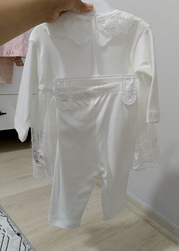 Kız Bebek beyaz mevlüt elbisesi - Görsel 5