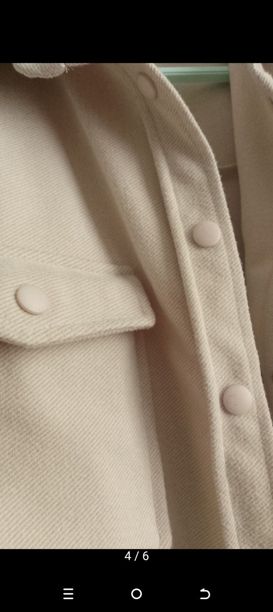 Bej Düğmeli Midi Kadın Ceket - Görsel 5