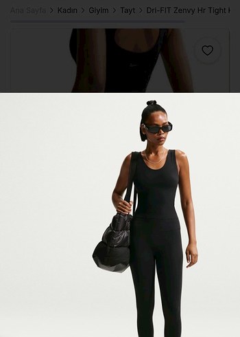 Nike Siyah Kadin Nike Dri Fit Zennie Tayt