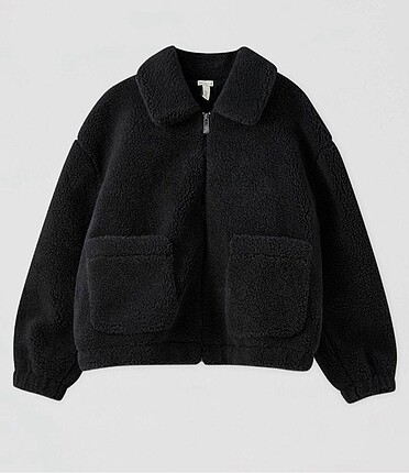 pull & bear peluş mont