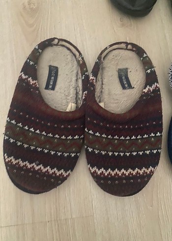 Erkek Çocuk Örgü Yün Terlikler - Görsel 2