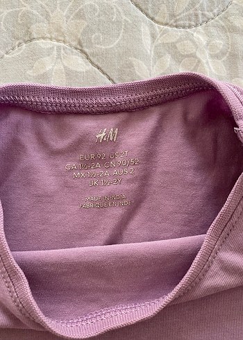 Kız Çocuk Uzun Kollu Mor Tişört - Görsel 3