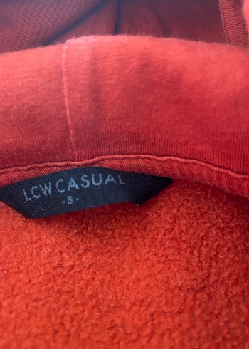 Koyu Kırmızı Kapüşonlu Salaş Sweatshirt - Görsel 2