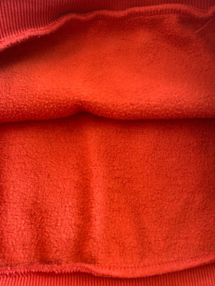 Koyu Kırmızı Kapüşonlu Salaş Sweatshirt - Görsel 3