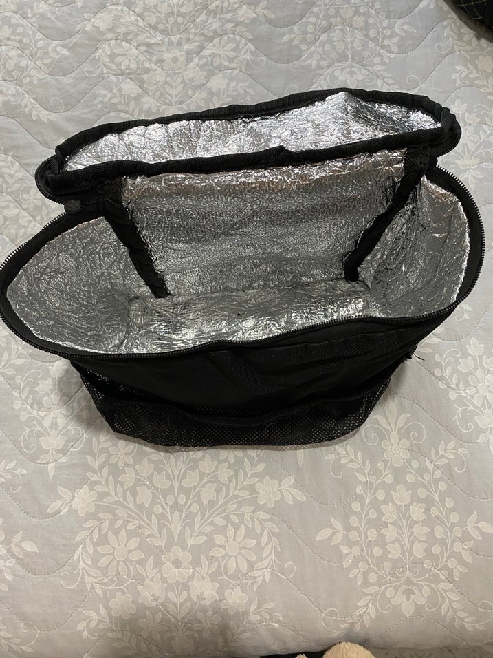 Fermuarlı Siyah Saklama Çantası - Görsel 2