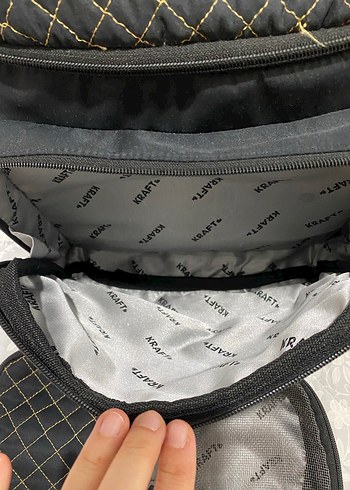 Siyah Kapitone Bebek Bakım Çantası - Görsel 2