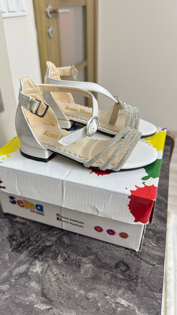 Sıfır 25 no bebek abiye ayakkabı - Görsel 2