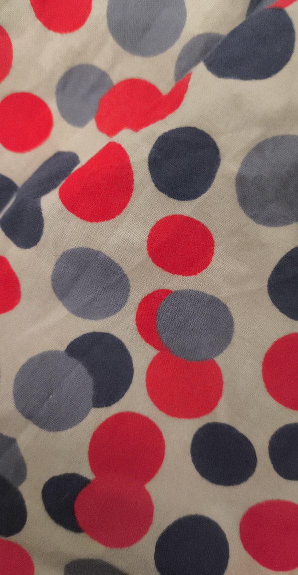 Kız Çocuk Renkli Puantiyeli Volanlı Elbise - Görsel 3