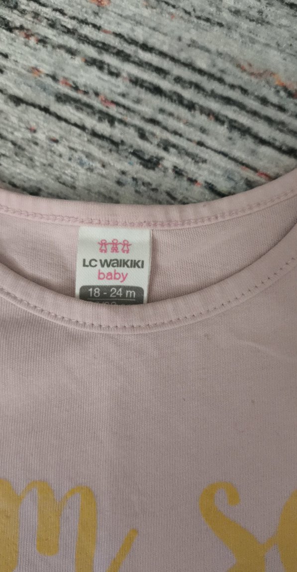 Kız Çocuk Bej Fırfırlı Kolsuz Tişört - Görsel 2