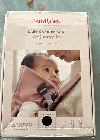 BabyBjörn Siyah Bebek Taşıyıcı - Görsel 2