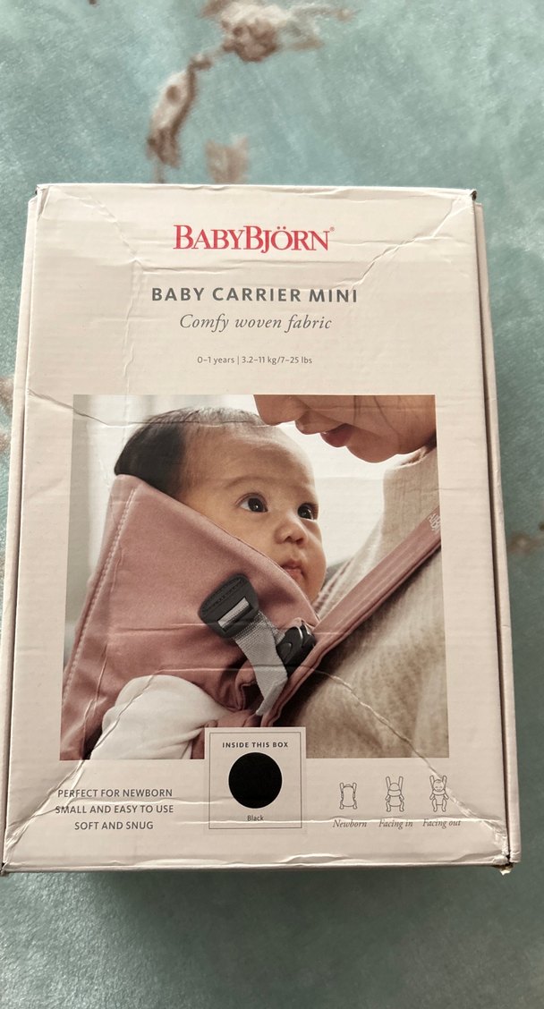 BabyBjörn Siyah Bebek Taşıyıcı - Görsel 2