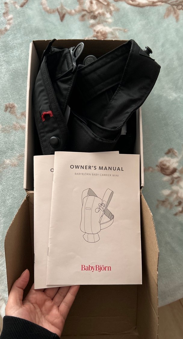 BabyBjörn Siyah Bebek Taşıyıcı - Görsel 3