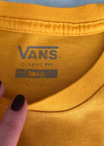 Sarı Vans Baskılı Erkek Tişört - Görsel 4