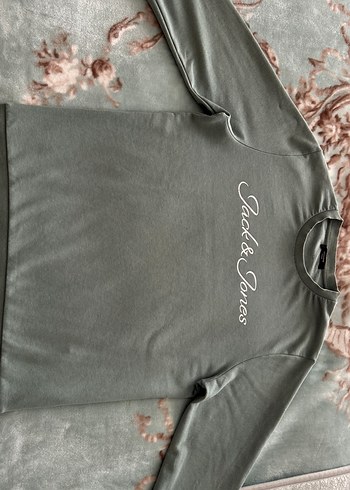 Jack & Jones Su Yeşili Basic Sweatshirt - Görsel 2