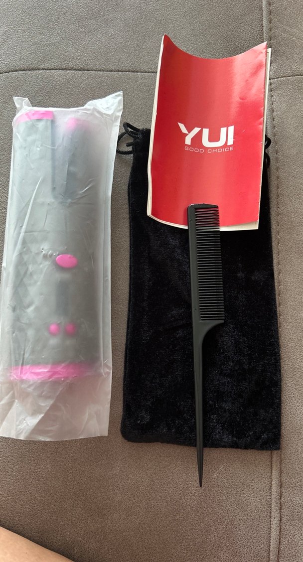 Yui Marka Pembe kablosuz Saç Maşası - Görsel 4