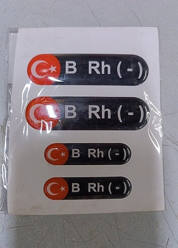 B Rh ( - ) DAMLA STİCKER SET