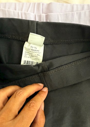 LC Waikiki Kız Çocuk Mor Pamuklu Tayt
